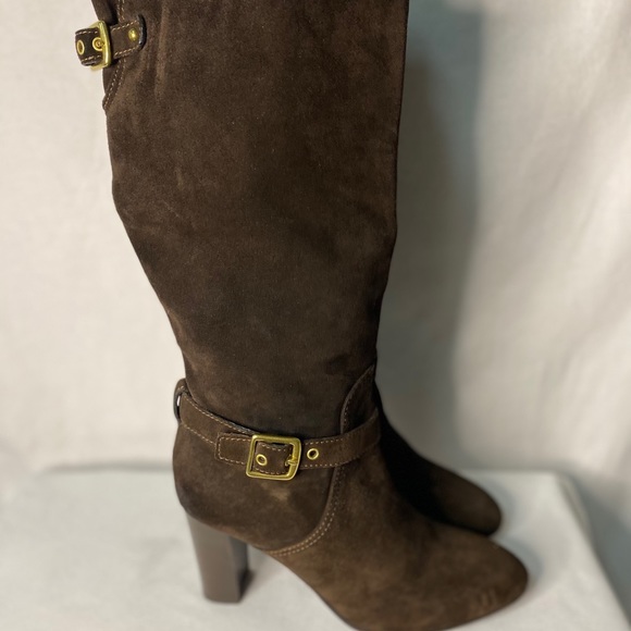 Coach Suede Boots - Picture 1 of 3